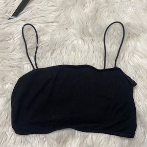 Shein black crop top
